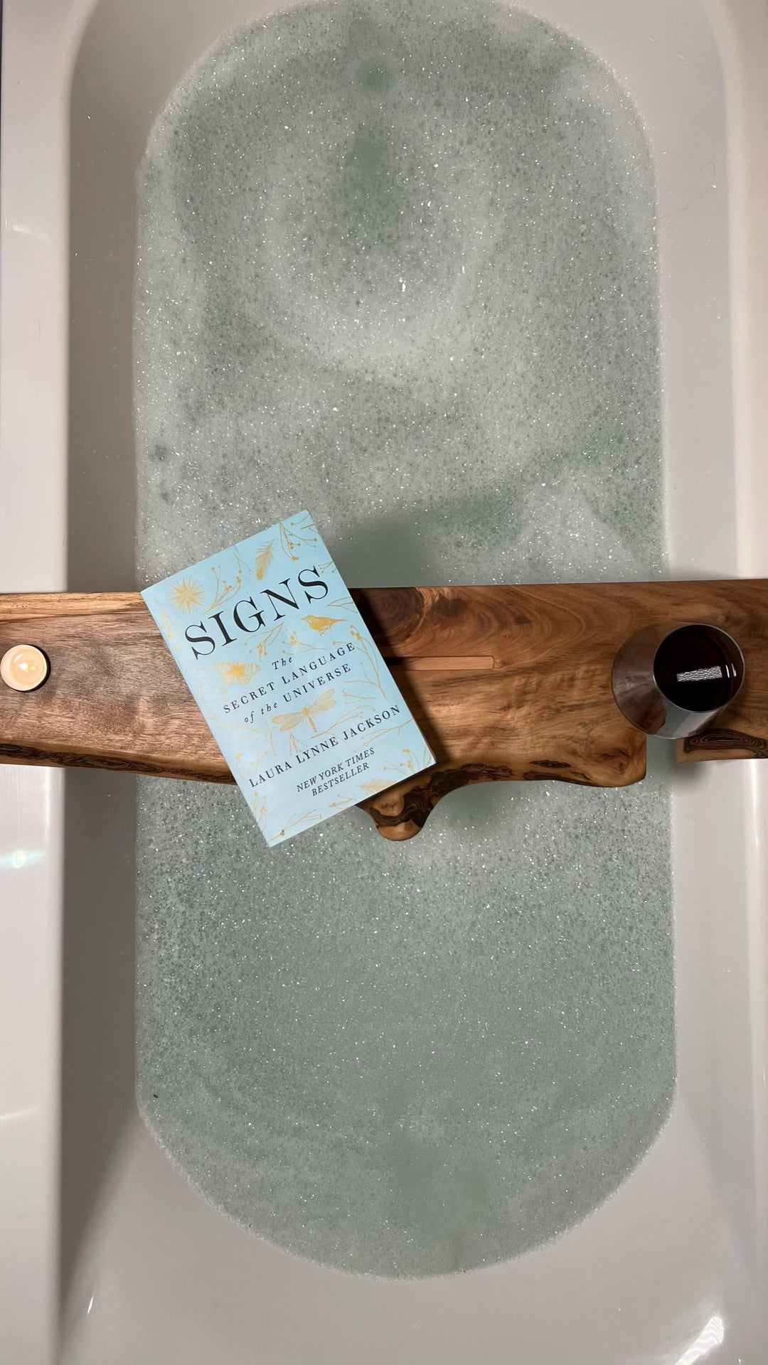 The Lunar Flow Board β Handmade Walnut Bath Tray