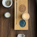 Engraved Mandala Incense Board - Wood vibes only