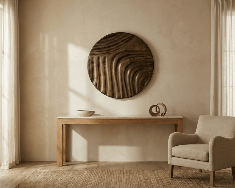The Circle Form – Panel Circular de Madera