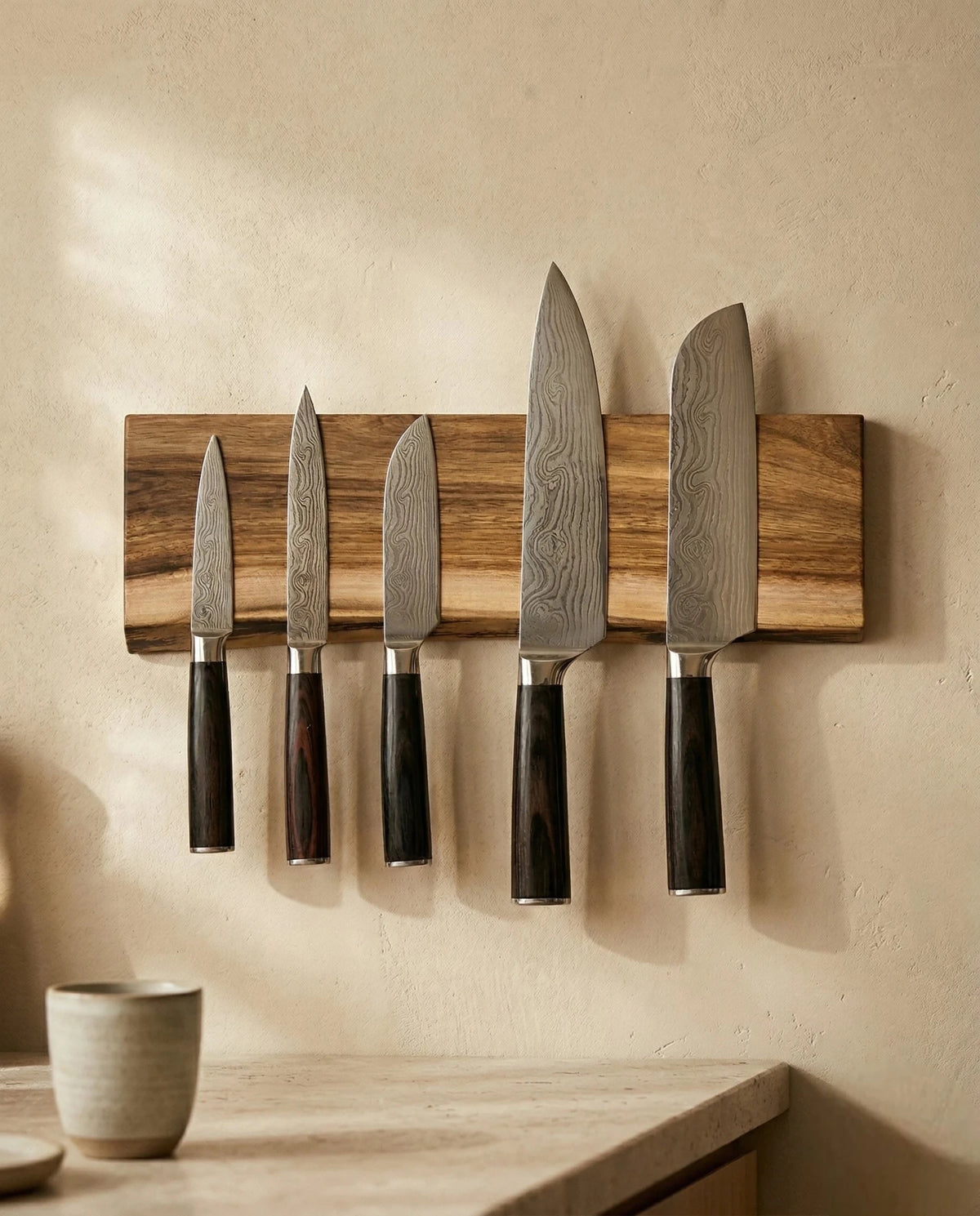 Magnetic Knife Holder – The Line - Wood vibes only