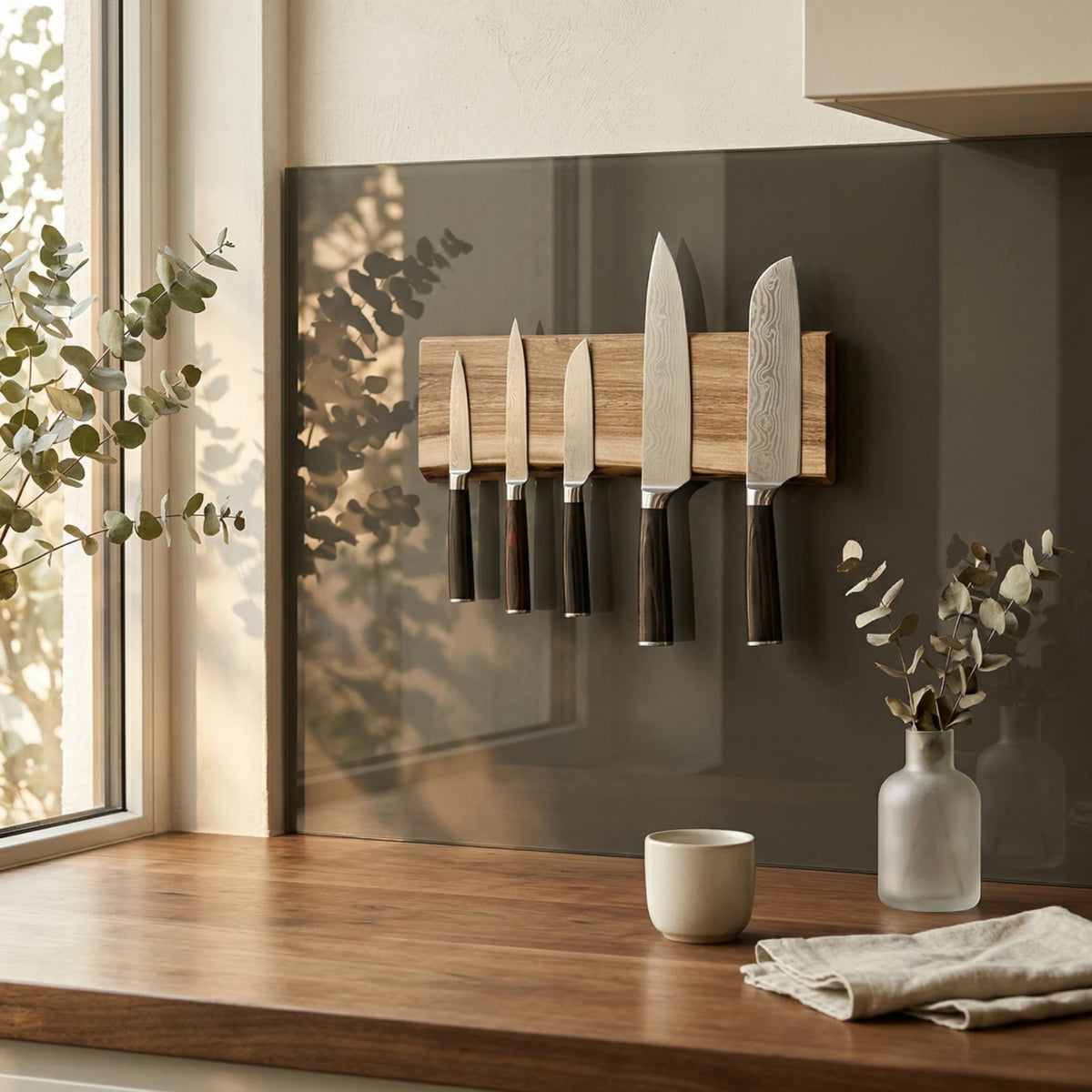 Magnetic Knife Holder – The Line - Wood vibes only