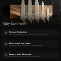 Magnetic Knife Holder – The Grain - Wood vibes only